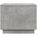  Stolić za kavu s LED svjetlima siva boja betona 50 x 50 x 40 cm | Shoptok.si