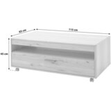 Livetastic KLUBSKA MIZA, barve hrasta | Shoptok.si
