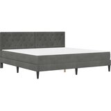 Okvir kreveta s madracem Tamno siva 180 x 200 cm Baršun | shoptok.hr