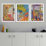 Wallity Set uramljenih slika 3BC_UN1535378, 3 Dela | ePonuda.com