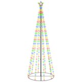 Stožasto božićno drvce šareno 310 LED žarulja 100 x 300 cm | shoptok.hr