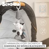 Sensillo Crno-bijela krava s privjeskom za kolica | shoptok.hr