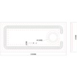Linni ogledalo za kupatilo 1020 led 45x100 | ePonuda.com