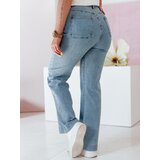 DStreet Spodnie damskie jeansowe dzwony MODAREZ niebieskie | Shoptok.si