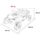 Buggy na akumulator RTR Monster Speed 4x4 - dvosjed - crveni | shoptok.hr