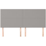  Uzglavlje svijetlosivo 160x5x118/128 cm tkanina | shoptok.hr