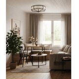 Open Design OR86614 - Stropno svetlo STESSO 6xE27/12W/230V, prečnik 85 cm, braon | Eponuda.com