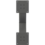  Noge za klub stolić u obliku slova X, 2 kom, antracit, 50 x (30-31) cm, čelik | shoptok.hr