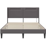  Krevetna konstrukcija Siva 140 x 190 cm Umjetna koža | shoptok.hr