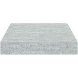  Plutajuće zidne police 4 kom boja betona 23 x 23,5 x 3,8 cm MDF | Eponuda.com