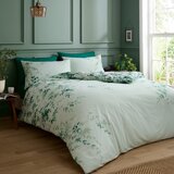 RHS Bela/zelena bombažna posteljnina za zakonsko posteljo/podaljšana 230x220 cm Scenic Leaves – | Shoptok.si