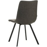 MID.YOU Set Stolov Liano Pu, Antracit, 2 Kos | Shoptok.si