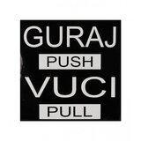 Master Naljepnica GURAJ-VUCI 19,5x19,5cm crna M50833 Cijene