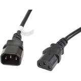 Lanberg CA-C13E-11CC-0030-BK power cable Black 3 m C13 coupler C14 coupler | shoptok.hr