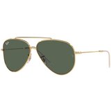 Ray-ban Aviator Reverse RBR0101S 001/VR L (62) Zlata/Zelena Cene