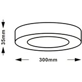 Bb Link LED PANEL NADGRADNI CCT 24W KRUG | ePonuda.com