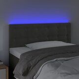  LED uzglavlje tamnosivo 80 x 5 x 78/88 cm baršunasto | shoptok.hr