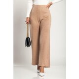 Fenzy Elegantne Dolge Hlače, Kamelje | Shoptok.si