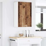 Viseći ormarić s pohranom Stari drvo i bijela 50 x 31 x 80 cm | shoptok.hr