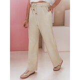 DStreet Spodnie damskie materiałowe wide leg LINESSA khaki Cijene