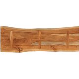 Stolna ploča 120x40x3,8 cm pravokutna bagremovo drvo živi rub | shoptok.hr