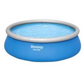 Bestway Bazen na naduvavanje sa filter pumpom i merdevinama - 457x122 cm FFA 640 | ePonuda.com