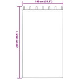  Zavjese za zamračivanje 2 kom. Svjetlosiva 140 x 225 cm Baršun | shoptok.hr