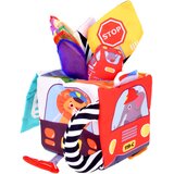  Mekana senzorna kocka za bebe sa prometnim znakovima - šarena | Shoptok.si