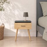 Livetastic MAJHNA NOČNA OMARICA, antracit, medeni hrast | Shoptok.si