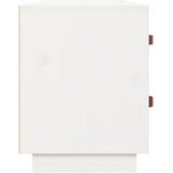  Klupa za cipele bijela 100 x 34x 45 cm od masivne borovine | shoptok.hr