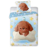 Faro posteljina 2 djelna Cuddles psić blue | shoptok.hr