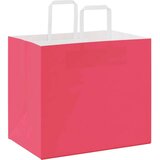  Papirnate vrečke 250 kosov z ročaji roza 32x22x28 cm, (5000160990) | Shoptok.si