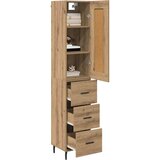  Highboard Umjetnički hrast 34,5 x 34 x 180 cm Konstruirano drvo Slike