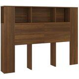 Maison Chic vzglavna omarica - nočna omarica - posteljna omarica rjavi hrast 140x18,5x104,5 cm, (21705559) Cene