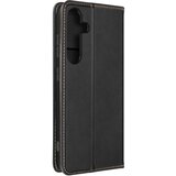 AVIZAR Torbica s preklopom za Samsung Galaxy S24 Denarnica z magnetno zaponko - Umetno usnje, Črna, (5000015265) | Shoptok.si