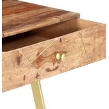  Pisaći stol s ladicama 100 x 55 x 75 cm masivno drvo akacije | Eponuda.com