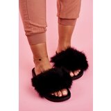 Boto Women's Slides With Fur Black Belmondo | shoptok.hr