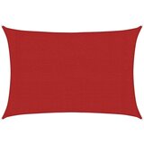 The Living Store Senčno jadro 160 g/m² rdeče 3x5 m HDPE - Senčno Jadro, (21631022) | Shoptok.si