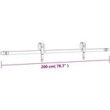  Drsna vrata s kompletom vodil 95x210 cm trdna borovina, (20804589) | Shoptok.si