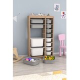 Hanah home višenamenska polica montana xs 2D4N8U sonomo grey white | ePonuda.com