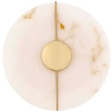 Nova Luce Krem/mjedena LED zidna lampa u kamenom dekoru Aider – | shoptok.hr