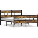  Metalni okvir kreveta bez madraca boja hrasta 160x200 cm | shoptok.hr