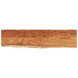  Stenska polica 120x30x3,8 cm pravokotna akacija naraven rob, (5000268565) | Shoptok.si