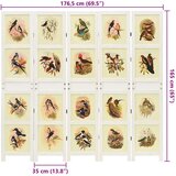  Romdivider Panel Bijelo 176,5 x 165 cm MDF | Eponuda.com