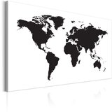  Slika - World Map: Black &amp White Elegance 90x60 | shoptok.hr