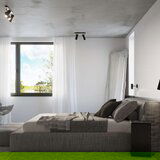  Stenska svetilka DIREZIONE črna, (21347187) | Shoptok.si