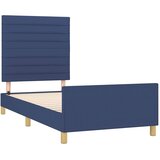  Okvir za krevet bez madraca plava 90x200cm od tkanine | shoptok.hr