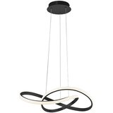 PAUL NEUHAUS Design viseča svetilka črna 57 cm z možnostjo zatemnitve z LED - Viola Due Cene