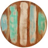 vidaXL Klubska mizica Ø50x35 cm trden predelan les in jeklo | Shoptok.si