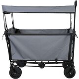  Sklopiva ručna kolica Siva 105 x 56.5 x 116 cm Oxford tkanina - Siva | shoptok.hr
